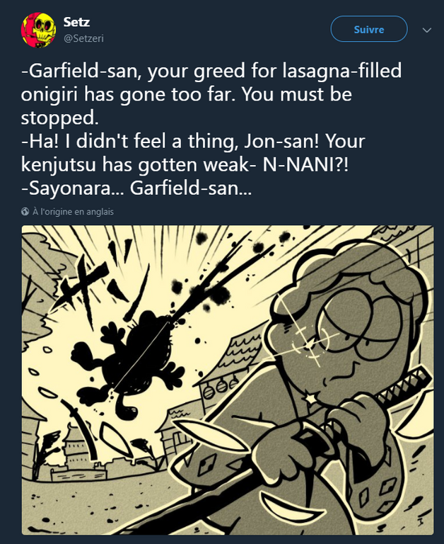 Garfield-san